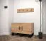 Modernes Wandpaneel Farbe: Beige - Abmessungen: 42 x 42 x 4 cm (H x B x T)