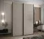 Kleiderschrank / Schiebetürenschrank | 10 Einlegeböden | 245,5 x 170 x 64 cm | 11 Fächer | 2 Kleiderstangen | 2 Schiebetüren | Farbe: Kaschmir | Soft-Close