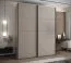 Kleiderschrank / Schiebetürenschrank | 2 Schiebetüren | 11 Fächer |245 x 200 x 64 cm | 10 Einlegeböden | 2 Kleiderstangen | Farbe: Kaschmir | Soft-Close