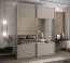 Kleiderschrank / Schiebetürenschrank | Farbe: Kaschmir | 245,5 x 190 x 64 cm | 2 Schiebetüren | 11 Fächer |Spiegel | Soft-Close | 2 Kleiderstangen