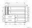 TV-Unterschrank Cikupa 19, Farbe: Nuss / Ulme - Abmessungen: 72 x 90 x 43 cm (H x B x T)