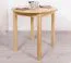Esszimmertisch rund 80x80 cm Kiefer massiv, Farbe: Natur