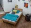 Jugendbett Wooden Nature 03 Kernbuche massiv geölt  - Liegefläche 120 x 200 cm (B x L) 