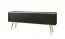 TV-Schrank / TV-Board Horsham 45, Farbe: Schwarz, zwei Kippfächer, Push-to-open Funktion, ABS-Kantenschutz, hängend montierbar, für Wohnzimmer