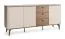 Schlafzimmer Komplett-Set F Belladere | 3-teilig | Nuss/Kaschmir/Braun | Einzelbett inkl. Lattenrost | Liegefläche 140 x 200 cm | 1 Nachtkommode | 1 Kommode