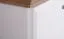 Schuhschrank Cuenca 10, Farbe: Eiche / Weiß - Abmessungen: 99 x 80 x 39 cm (H x B x T)