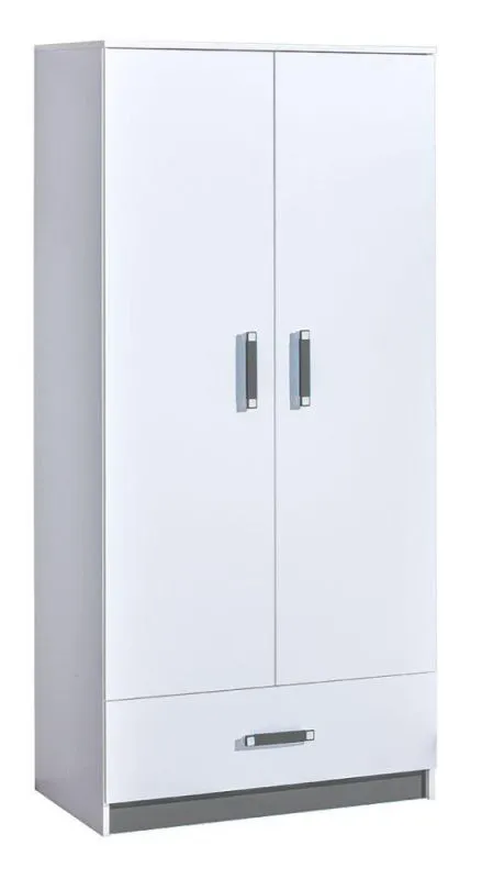 Kinderkleiderschrank Weiß Abbildung