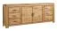 Robustes Esszimmer - Set C Balsa, 3-teilig, gewachst / geölt, Natur Eiche teilmassiv, mit gebürsteter Oberfläche, Saug- und Wischroboter geeignet, zeitloses Design