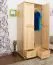 Echtholz Schrank, Farbe: Natur 190x80x60 cm Abbildung