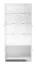 Vitrine Sydfalster 01, Farbe: Weiß / Weiß Hochglanz - Abmessungen: 191 x 87 x 41 cm (H x B x T), mit 4 Türen und 5 Fächern