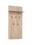 Garderobe mit fünf Haken Vracar 08, Farbe: Eiche Grau, eine Ablagefläche, ABS-Kanten, Maße: 137 x 67 x 19,5 cm, für Vorraum