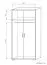 Drehtürenschrank / Kleiderschrank Curug 14, Farbe: Eiche / Buche hell - Abmessungen: 188 x 90 x 50 cm (H x B x T)