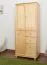 Echtholz Schrank, Farbe: Natur 190x80x60 cm Abbildung