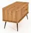 Kommode Rolleston 08 Kernbuche massiv geölt - Abmessungen: 57 x 97 x 46 cm (H x B x T)