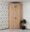 Eckkleiderschrank - Set C Fafe | 4-teilig | Farbe: Eiche Artisan / Schwarz | genügend Stauraum | Soft-Close-Funktion | Kleiderschrank