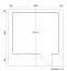 Holz-Gartenhaus 4,1 x 3,94 Meter (inkl. Dach) | 1 Fenster | 40 mm Blockbohlen |natur unbehandelt | Satteldach | inkl. Fußboden | aus nordischer Fichte Abbildung