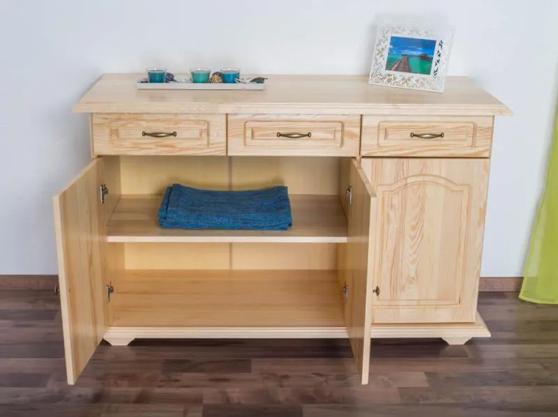 Sideboard, Kommode - Farbe: Natur, Breite: 139 cm Abbildung