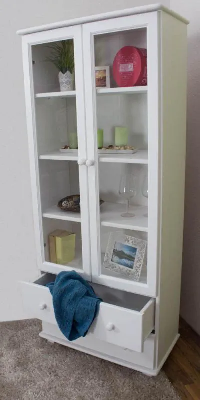 Vitrine aus Glas und Kiefer Abbildung