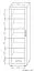 Schrank Lorengau 32, Farbe: Sonoma Eiche - Abmessungen: 202 x 58 x 40 cm (H x B x T)