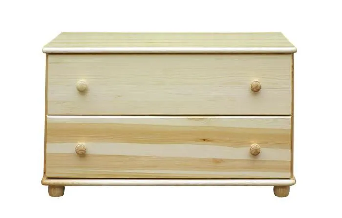 Nachttisch Natur Kiefer massiv Abbildung