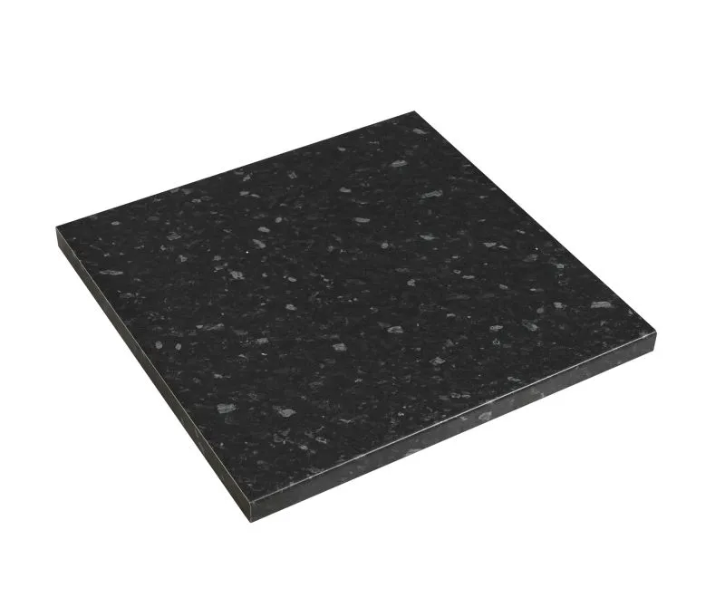 Arbeitsplatte für Küchenzeile / Küchenblock Kunja, Farbe: Platina, Maße: 3,8 x 60 x 60 cm