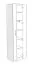 Drehtürenschrank / Kleiderschrank Muros 01, Farbe: Eiche Braun - 222 x 50 x 52 cm (H x B x T)