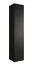 Schlichter Kleiderschrank mit genügend Stauraum Karpaten 02, Farbe: Schwarz - Abmessungen: 236,5 x 50 x 47 cm (H x B x T)