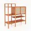 Regal Wellsford 38 Kernbuche massiv geölt - Abmessungen: 123 x 120 x 46 cm (H x B x T)