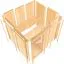 Sauna "Loran" SET mit Klarglastür & Ofen 3,6 kW - 151 x 151 x 198 cm (B x T x H)