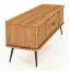 Kommode Rolleston 09 Kernbuche massiv geölt - Abmessungen: 57 x 144 x 46 cm (H x B x T)