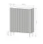 Highboard / Kommode mit zwei Türen Goulette 01 | Push-to-open Funktion | Farbe: Kaschmir | ABS | Beine: Metall | sechs Fächer | Maße: 123 x 98,5 x 39,5 cm