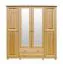 Dielenschrank Kiefer, Farbe: Natur 190x160x60 cm Abbildung