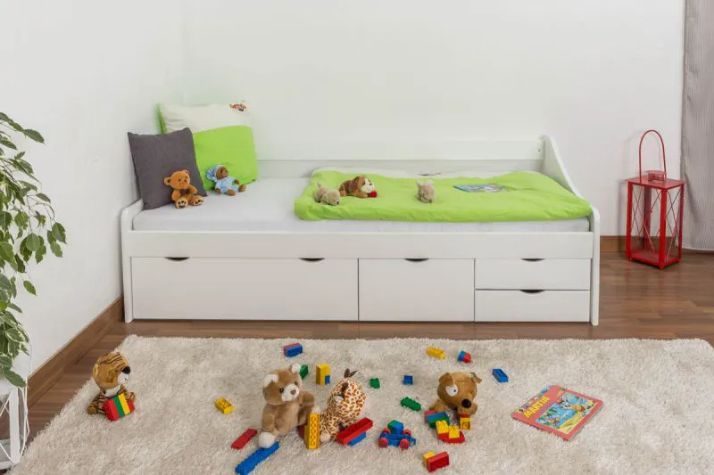 Bett mit Bettkasten 90x200