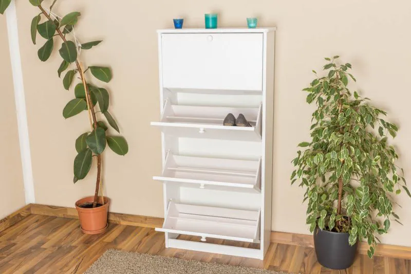 Massiver Schuhschrank Kiefernholz