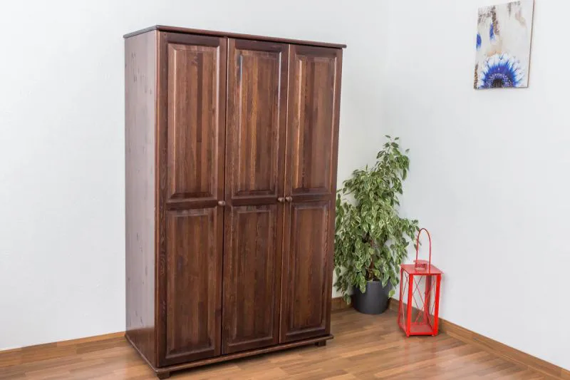 Kiefer-Schrank Landhaus, Farbe: Nuss 190x120x60 cm Abbildung