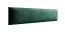 Polsterpaneele, 10er Set, Farbe: Dunkelgrün, Bezug: Velour, Maße: 40 x 15 cm