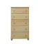 Kommode mit Schubladen Vollholz 60 cm