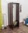 Kiefer-Kleiderschrank A-Qualität, Farbe: Nuss 190x80x60 cm Abbildung