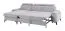 Schlichtes Ecksofa Kinrooi 01, Farbe: Grau - Abmessungen: 99 x 259 x 166 cm (H x B x T) - Ottomane: Links
