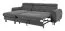 Ecksofa Lummen 01, Farbe: Grau - Abmessungen: 98 x 252 x 171 cm (H x B x T) - Ottomane: Links