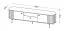 Modernes Esszimmer Komplett - Set A Annelin, 6-teilig, in Kaschmir, 1 Esstisch, 2 Kommoden, 1 TV-Unterschrank, 1 Vitrine, 1 Beistelltisch, Soft-Close