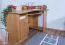 Schreibtisch Kiefer massiv Vollholz Erlefarben Junco 185 - Abmessungen: 74 x 138 x 83 cm (H x B x T)