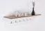 Garderobe Kiefer Vollholz massiv weiß / braun Lagopus 01 – Abmessungen: 25 x 100 x 25 (H x B x T)