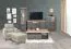 Kommode Cuenca 03, Farbe: Eiche / Grau - Abmessungen: 99 x 155 x 39 cm (H x B x T)