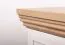 Kommode Badile 02, Farbe: Kiefer Weiß / Braun - 98 x 127 x 46 cm (H x B x T)