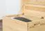 Truhe Kiefer massiv Vollholz natur 184 – Abmessung: 44 x 68 x 43 cm (H x B x T)