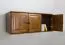 Hängeschrank Kiefer Vollholz massiv Eichefarben 024- Abmessung 50 x 120 x 60 cm (H x B x T)