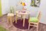 Runder Massivholz Esstisch 90x90 cm Kiefermassiv, Farbe: Natur