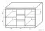 Kommode Popondetta 07, Farbe: Sonoma Eiche - Abmessungen: 88 x 140 x 38 cm (H x B x T)