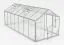 Gewächshaus Chicoree L11, HKP 6 mm, Grundfläche: 11,00 m² - Abmessungen: 500 x 220 cm (L x B)